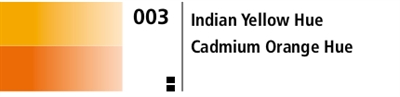 Aquafine 1/2 skål Sæt 3 (Indian Yellow Hue & Cadmium Orange Hue)