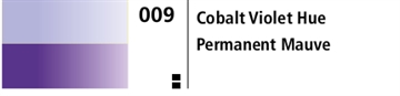 Aquafine 1/2 skål Sæt 9 (Cobalt Violet Hue & Permanent Mauve)